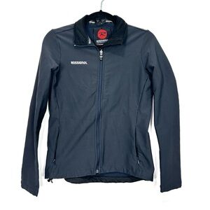 ROSSIGNOL black zip up jacket U11